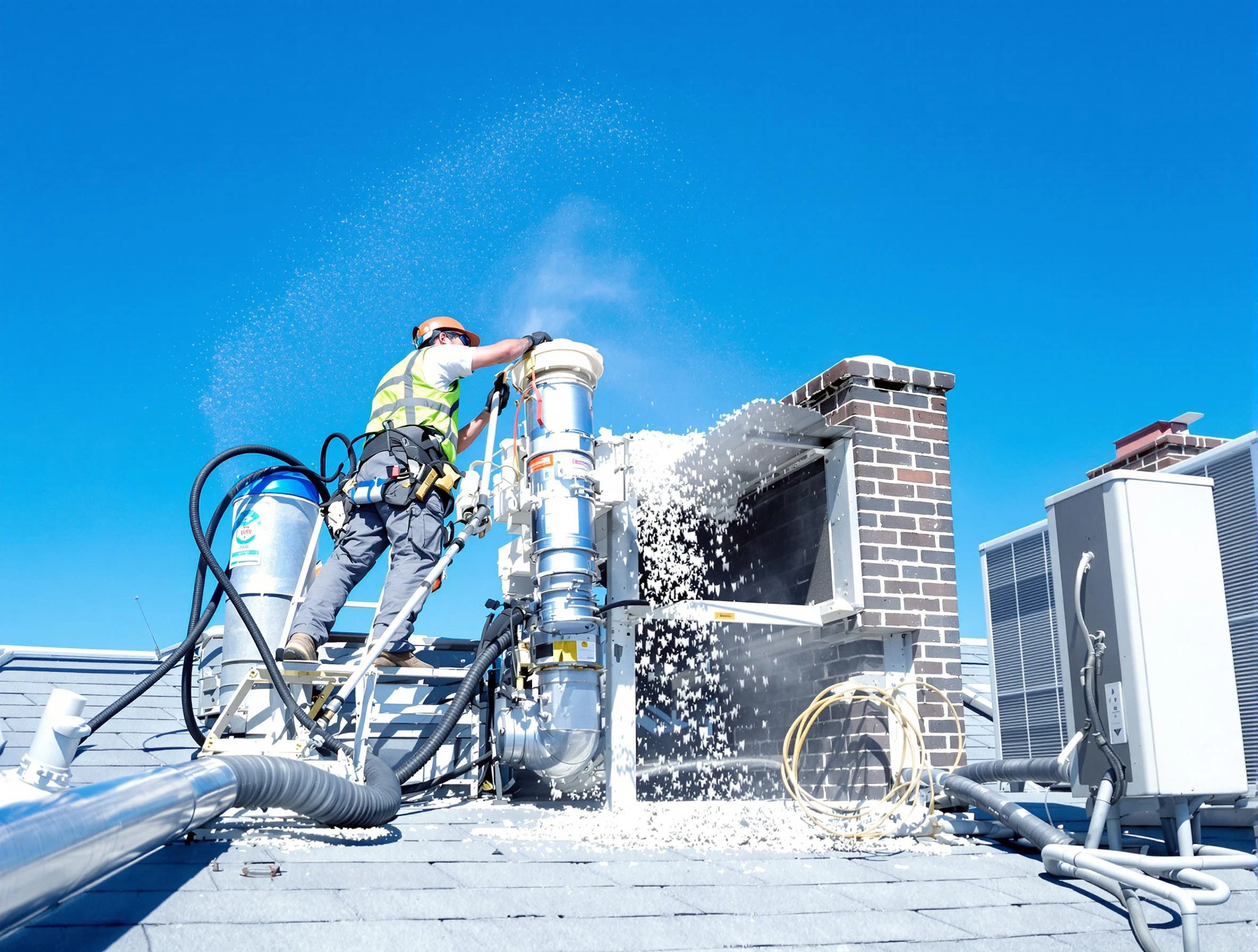 Expert roof dryer vent cleaning by Lilburn Dryer Vent Cleaning in Lilburn