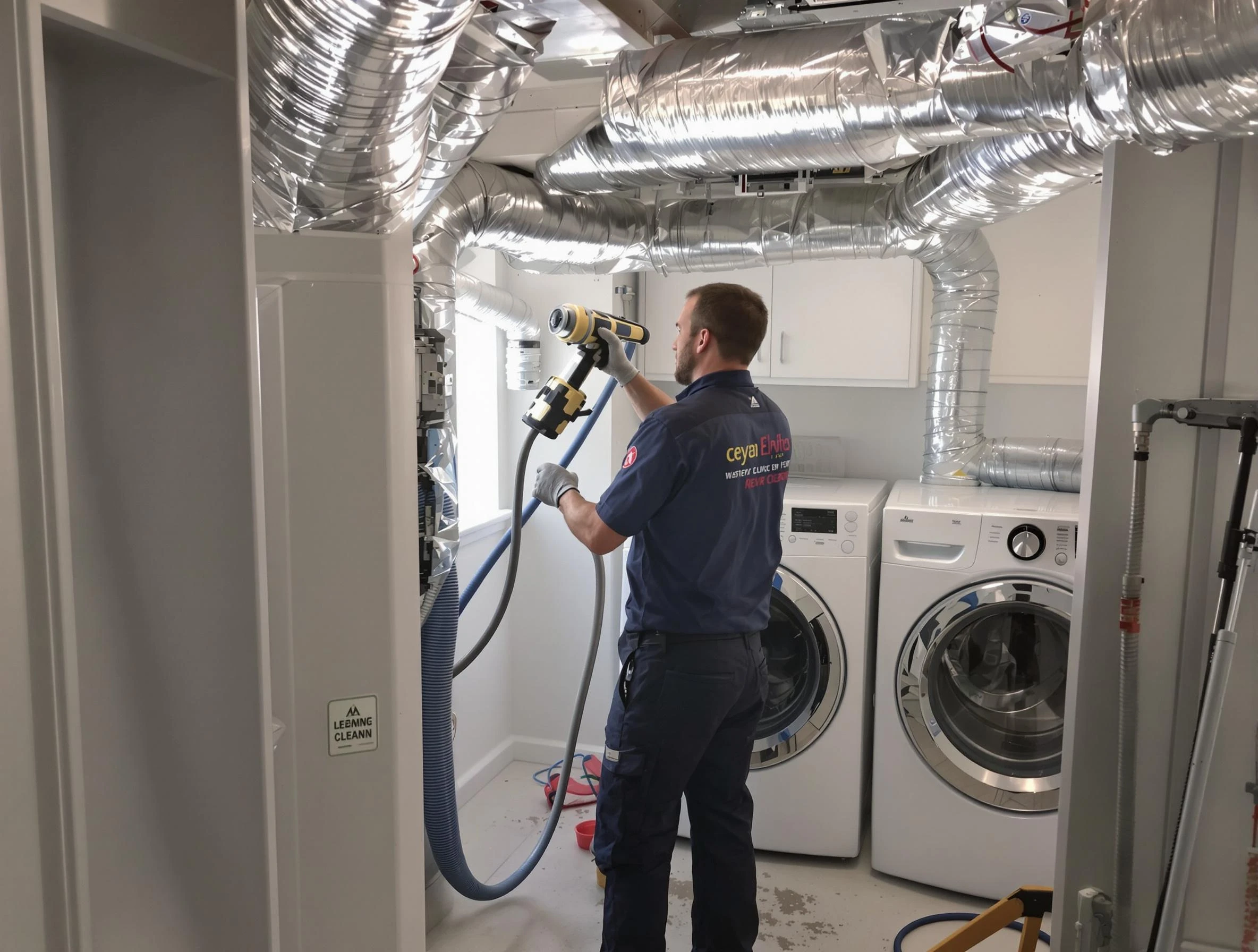 Lilburn Dryer Vent Cleaning specialist using advanced equipment for thorough duct cleaning in Lilburn