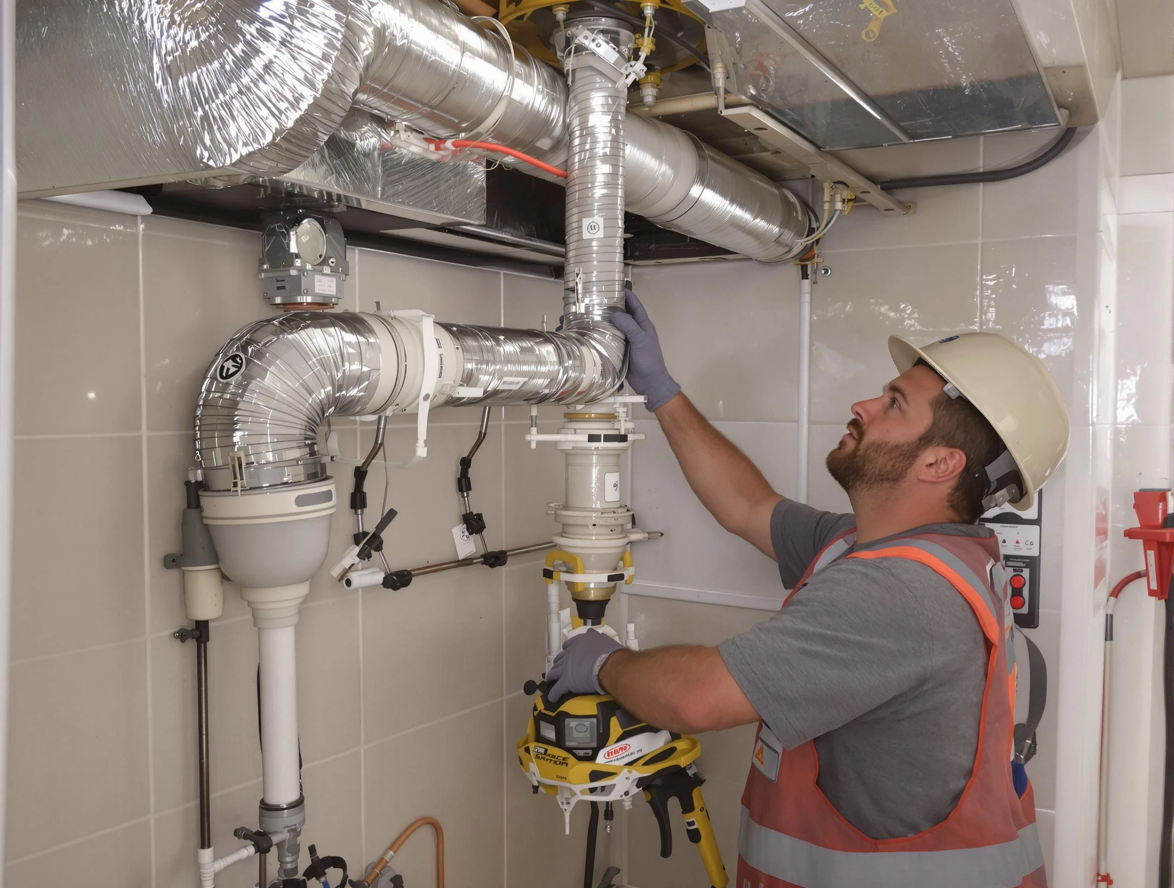 Lilburn Dryer Vent Cleaning expert performing professional dryer vent repair and installation in Lilburn